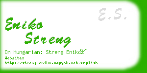 eniko streng business card